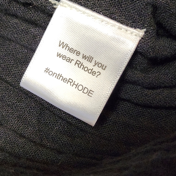 RHODE RESORT HARPER DRESS BLACK S - Picture 5 of 14